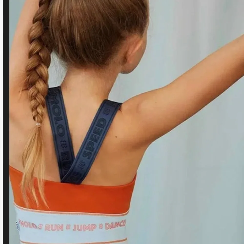 Molo Orange and Blue Kids Sports Top euro 170/176
